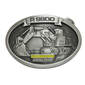 MINING POWER custom belt buckle