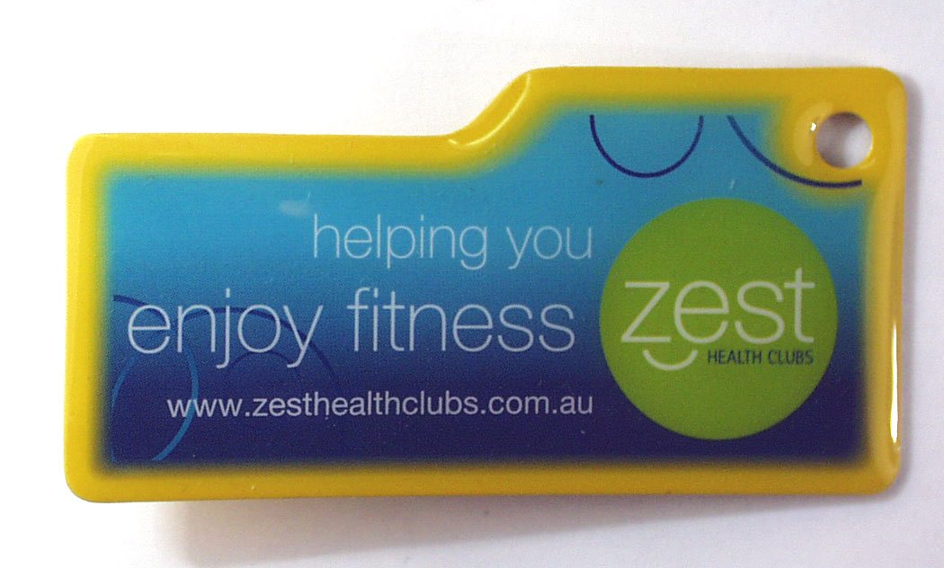 helping you enjoy fitness zest HEALTH CLUBS Key Rings